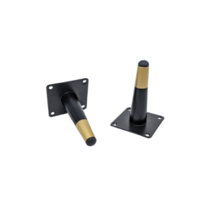 Cone Shape Sofa Leg (Gold & Black)