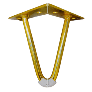 V Gold Corner Leg Height 5"