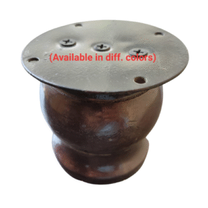 Wooden 65 mm Leg 3"